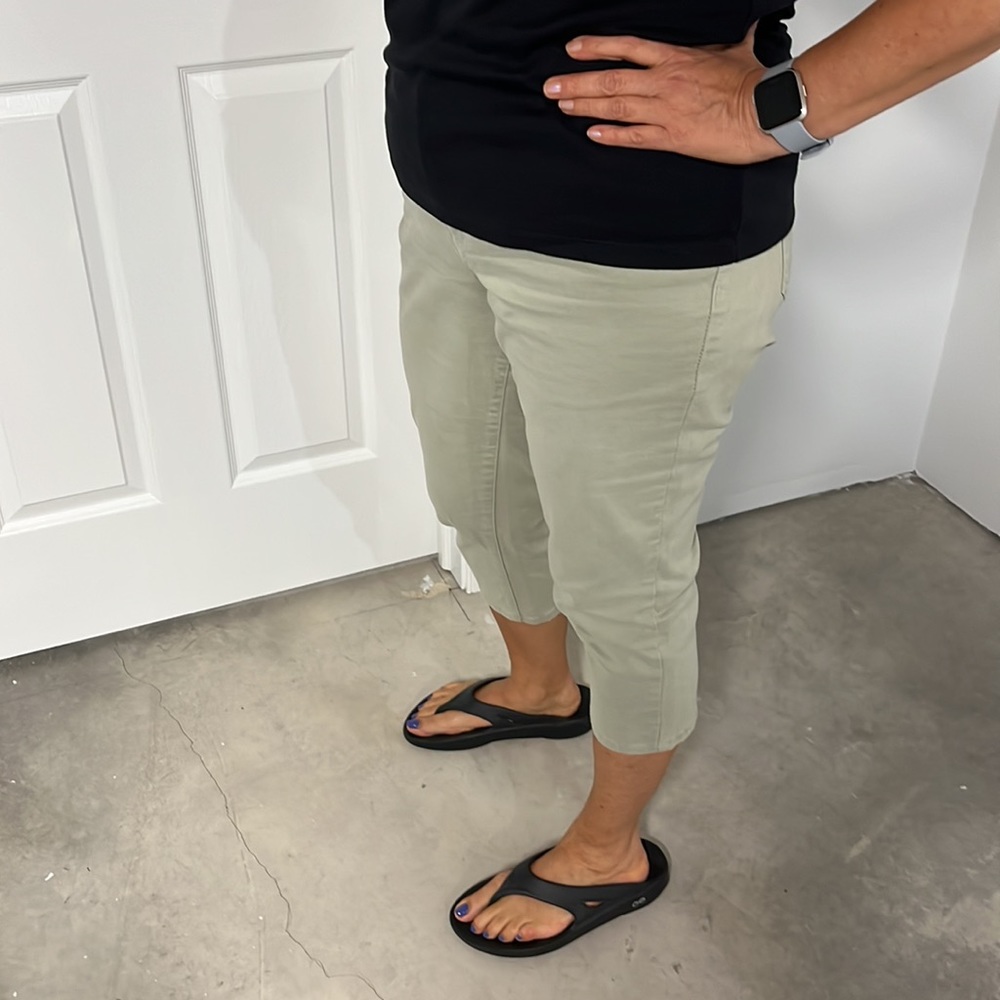 Bandolino Khaki Green Capri Pants